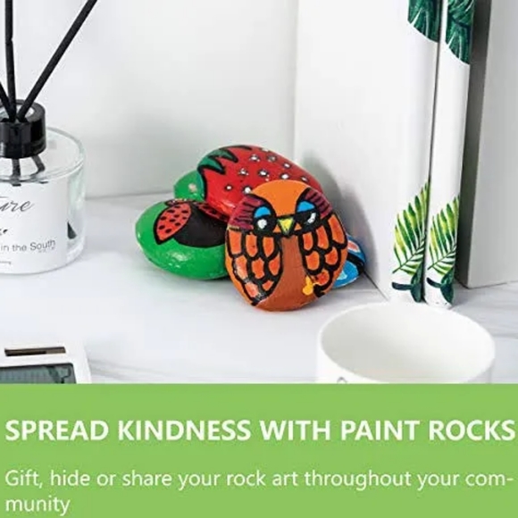 River Rocks for painting, arts and Crafts. 15-20 Pcs 5lbs. - Picture 7 of 7